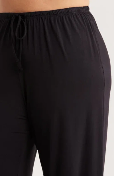 Nordstrom Serene Jersey Pajamas In Black