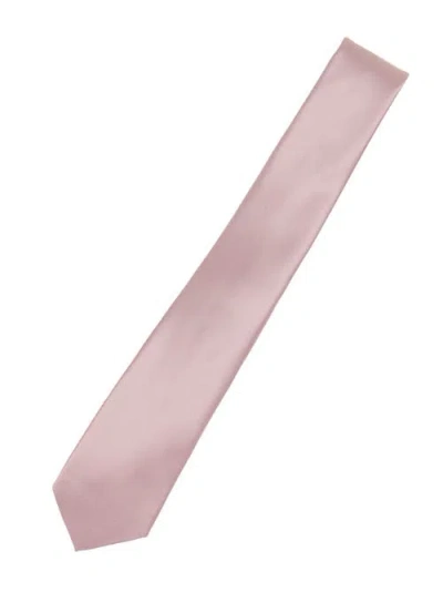 Brooklyn Brigade Solid Satin X-long Tie In Pink