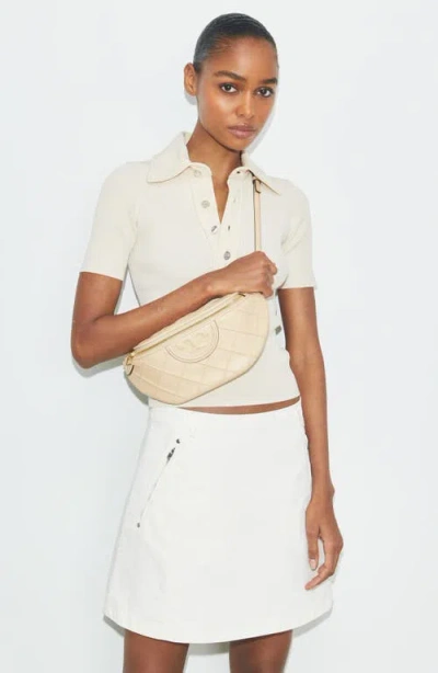 Tory Burch Fleming Convertible Leather Belt Bag