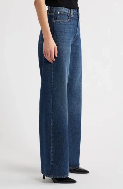 Frame Straight-leg Jeans With Mid-rise Waist And Timeless Silhouette In Blue