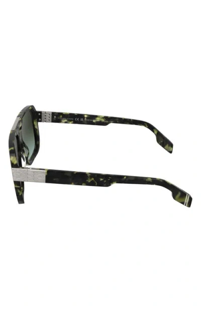 Canada Goose 59mm Modified Rectangular Sunglasses In Green