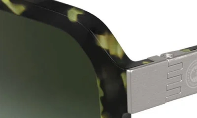 Canada Goose 59mm Modified Rectangular Sunglasses In Green