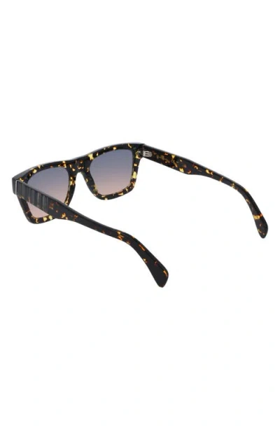 Paul Smith Morrel 54mm Gradient Rectangular Sunglasses In Black