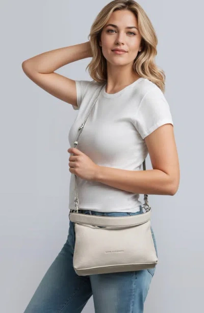 Aimee Kestenberg Ava Convertible Leather Shoulder Bag In Gray