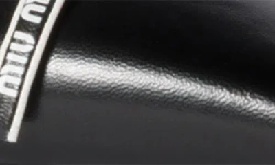 Miu Miu Nappa Leather Bow Slingback Pumps In Multi