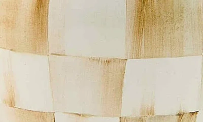 Mackenzie-childs Mackenzie Childs Parchment Check Great Ceramic Vase