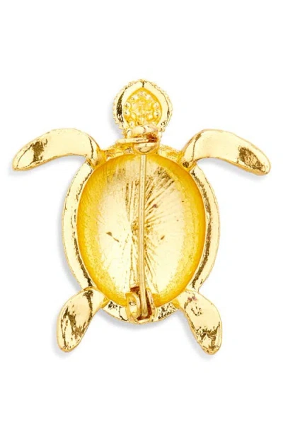 Clifton Wilson Green Turtle Lapel Pin