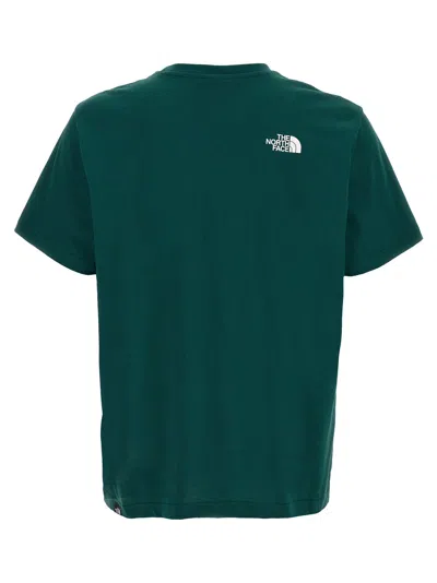 The North Face Box Nse Tee In Green