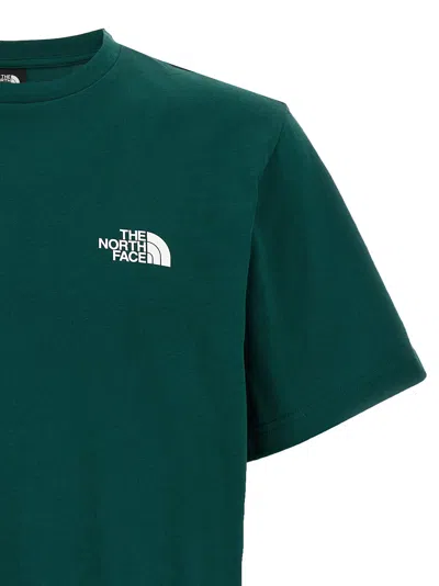 The North Face Box Nse Tee In Green