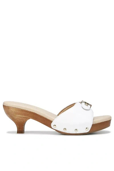Dr. Scholl's X Favorite Daughter Heartbreak Kitten Heel Sandal In White