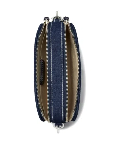 Tory Burch Mini Miller T Monogram Denim Crossbody Bag