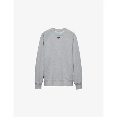 Prada Cotton Logo Sweatshirt