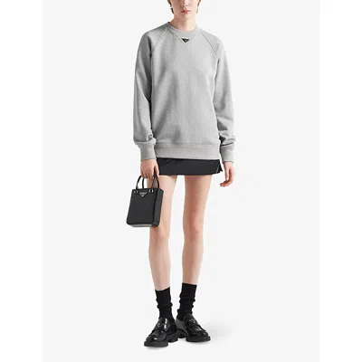 Prada Cotton Logo Sweatshirt