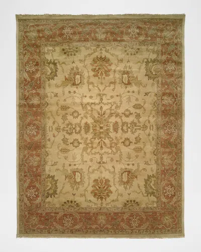Haven & Loom Latte Rust Oushak Rug, 8' X 10'