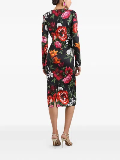 Dolce & Gabbana Dolce&gabbana Women Floral Print Dress In Multi
