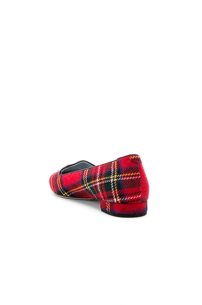 Shop Chiara Ferragni Piercing Flirting Pointed Toe Flat In Scottish