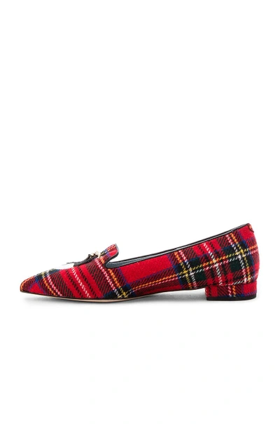 Shop Chiara Ferragni Piercing Flirting Pointed Toe Flat In Scottish
