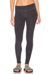 Beyond Yoga Spacedye Essential Long Legging In Black & Steel