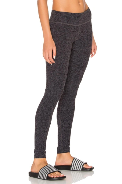 Shop Beyond Yoga Spacedye Essential Long Legging In Black & Steel