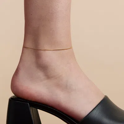 Astrid &amp; Miyu Box Chain Anklet