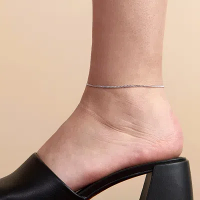 Astrid &amp; Miyu Curb Chain Chain Anklet