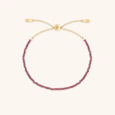 Astrid &amp; Miyu Garnet Beaded Bracelet