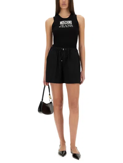 Moschino Relaxed Fit Cotton Shorts