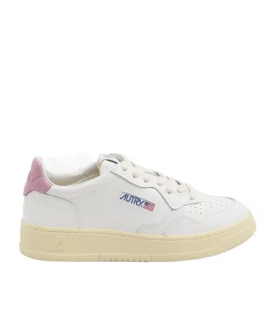 Autry Leather Medalist Low Sneakers In White
