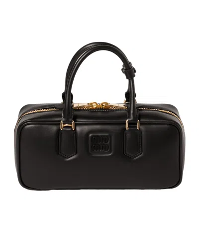 Miu Miu Arcadie Leather Shoulder Bag