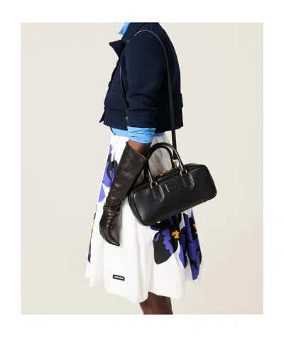 Miu Miu Arcadie Leather Shoulder Bag