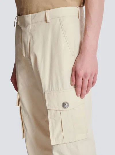 Balmain Cargo Cotton Pants Pockets