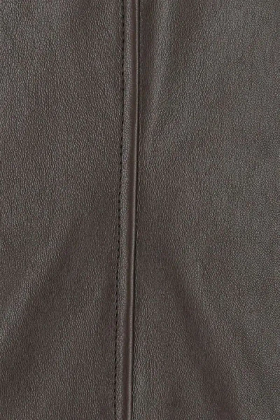 Bottega Veneta Women Dark Brown Nappa Leather Dress