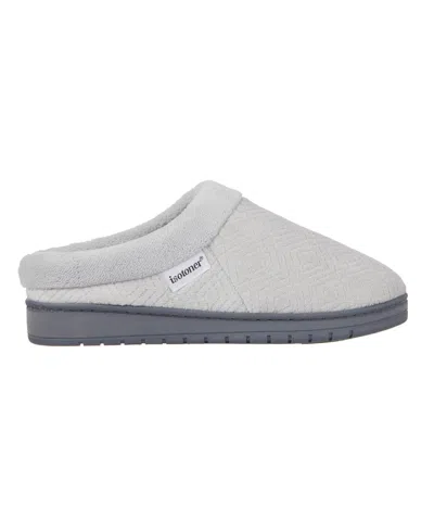 Isotoner Signature Women's Gemma Diamond Microterry Clog Slippers