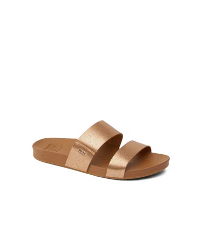 Reef Women's Cushion Vista Open Toe Sandals In Brown
