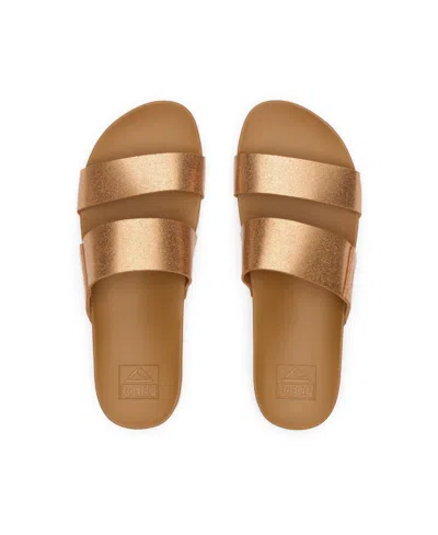 Reef Women's Cushion Vista Open Toe Sandals In Brown