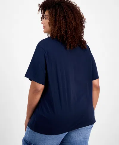 Grayson Threads, The Label Trendy Plus Size Americana Teddy Tee