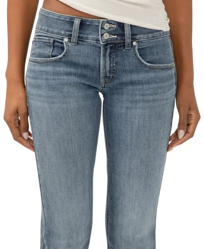 Silver Jeans Co. Women's Britt Low Rise Curvy Fit Bootcut Jeans In Blue