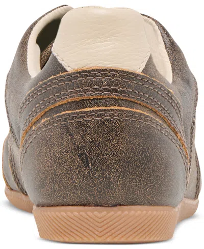 Dolce Vita Laini Sneakers Brown Distressed Leather