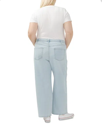 Silver Jeans Co. Plus Size Be Easy Drawstring Jeans In Blue