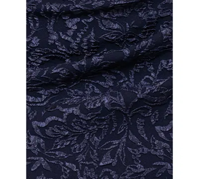 Betsy & Adam Petite "dolly" Jacquard Off The Shoulder Floor Length Dress