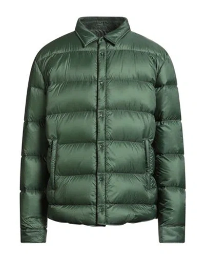 Herno Globe Man Puffer Green Size 48 Polyamide