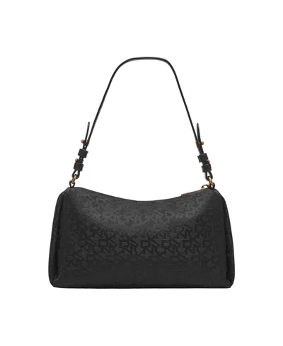 Dkny Remy Top Zip Shoulder Bag In Black