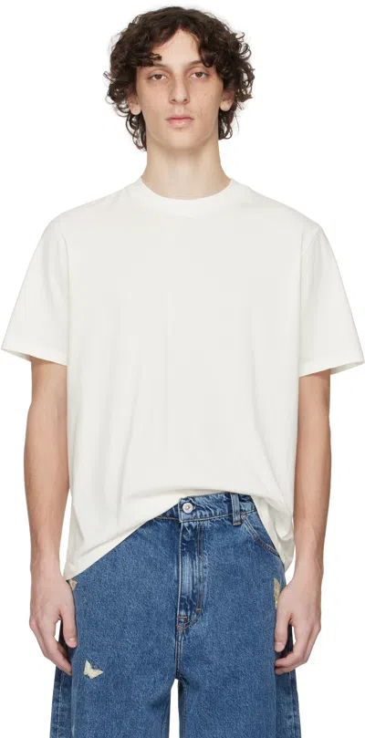 Our Legacy New Box Cotton Jersey T-shirt In White