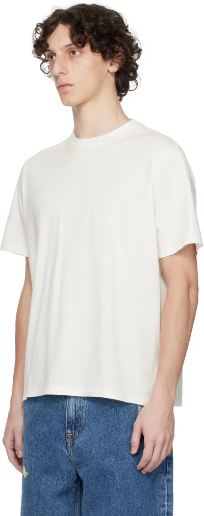 Our Legacy New Box Cotton Jersey T-shirt In White