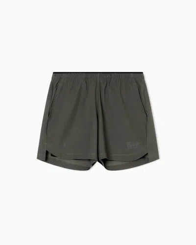 Ea7 Short Dynamic Athlete En Tissu Technique Vigor7