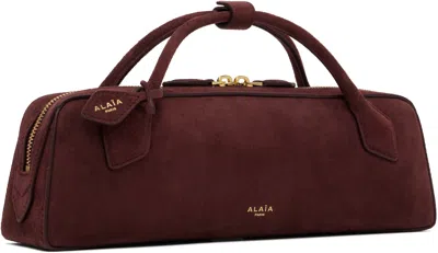 Alaïa Rectangular Top Handle Tote Bag In Red