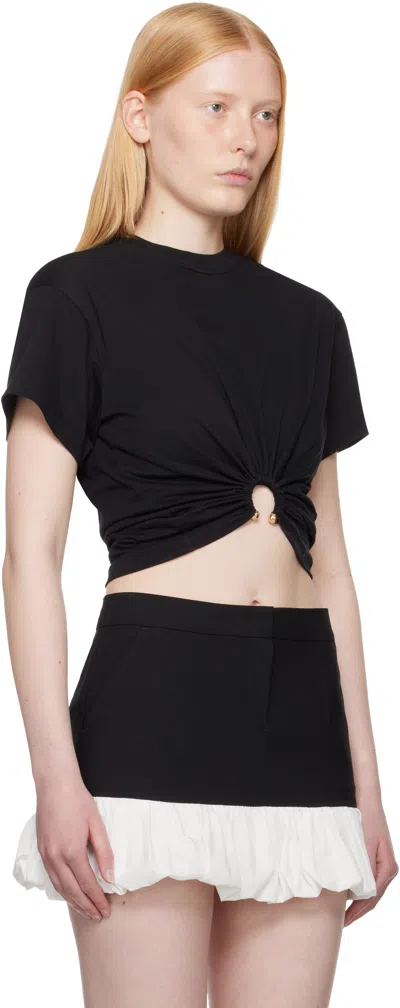 Rabanne Cropped Cut T-shirt