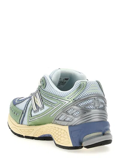 New Balance Blue Low Top Sneaker With Logo Patch On Tongue And Side And Perforated Panels In Tech Fabric Unisex