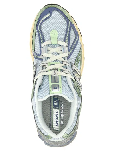 New Balance Blue Low Top Sneaker With Logo Patch On Tongue And Side And Perforated Panels In Tech Fabric Unisex