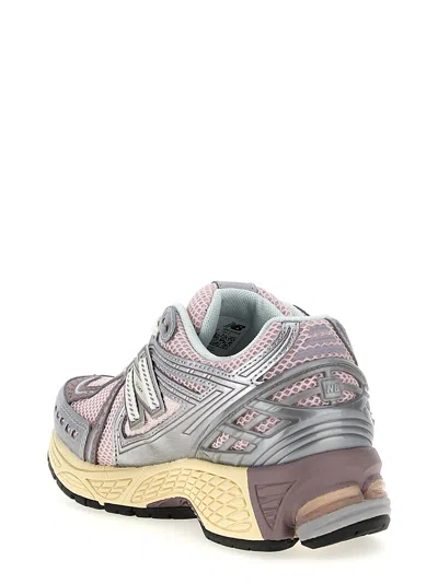 New Balance Pink Low Top Sneakers With Logo Patch On Side And Tongue And Perforated Panels In Tech Fabric Unisex In Multi